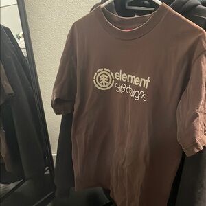 Element Brown Graphic T-Shirt